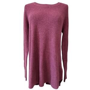 New NATURAL REFLECTIONS CABELA'S Cozy Time Rib Long-Sleeve Tunic Sweater Size S